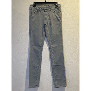 Prana Size 2/26 Skinny Jeans Gray/Blue Stretch Light Wash Stretch